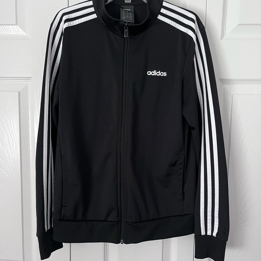 Adidas Firebird wide leg, ankle zip track suit